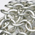 Silver chain ring view 2