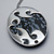Snowflake Obsidian Set in a decorative and unusual setting view 2